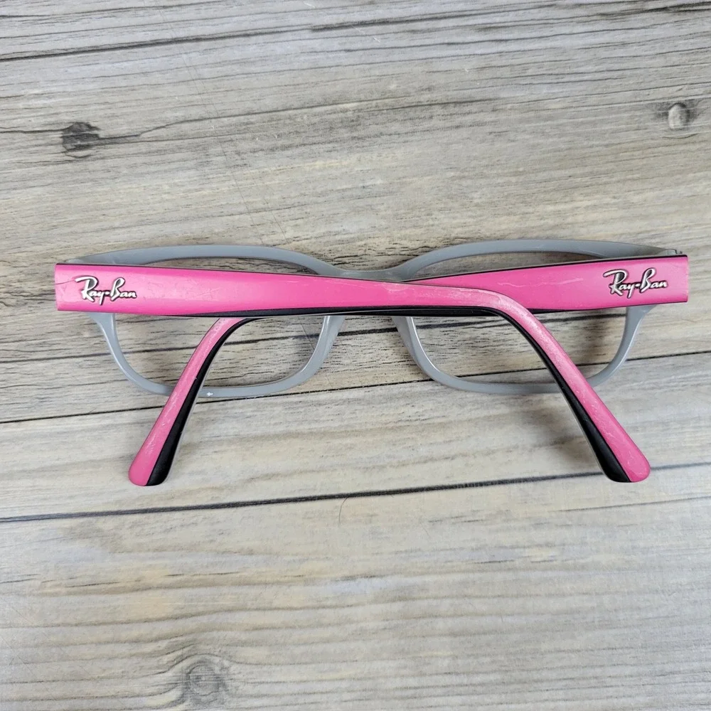 Ray-Ban Eyeglass‎ Frames RB 1527 3575 Pink Gray Rectangular Kids 45-15-125